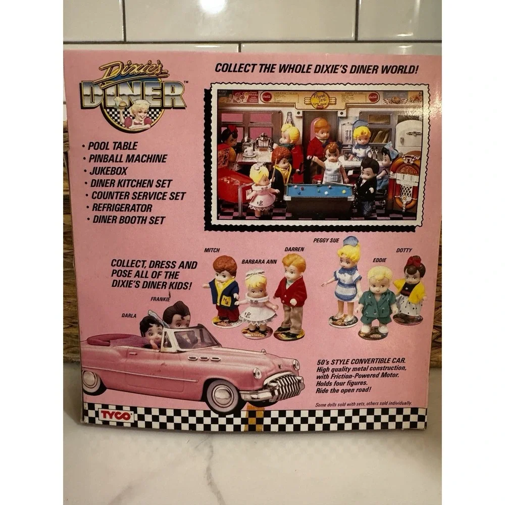 Vintage‎ 1989 Dixe's Diner Pinball Machine By TYCO Industries